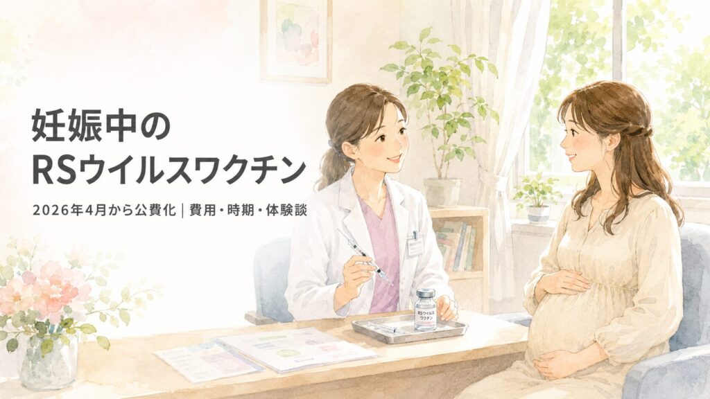 妊娠中のRSウイルスワクチン｜2026年4月から公費化・費用・時期・体験談
